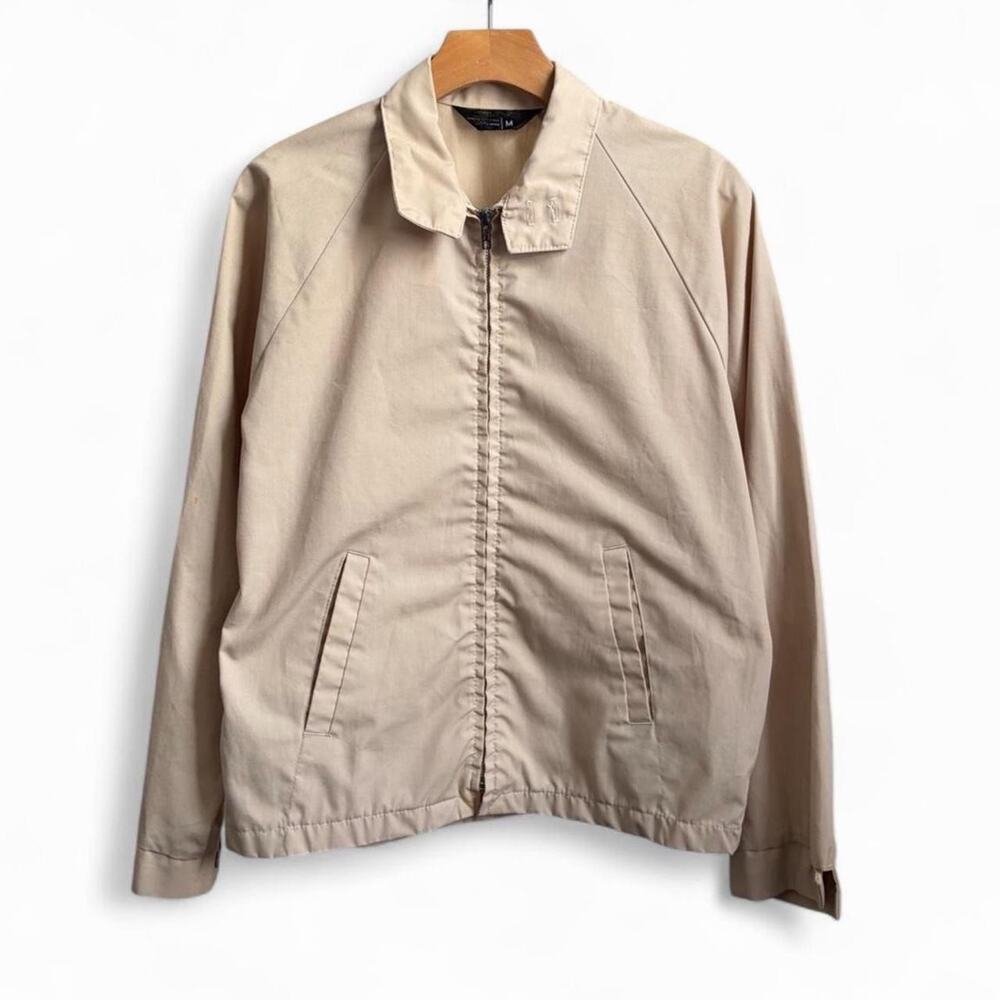 Vintage 70s Penny’s Workwear Men’s M Retro Zip Up Lightweight Casual Jacket